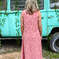 Rose Leaf Midi Dress