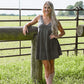 Brie Buckle Babydoll Dress