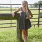 Brie Buckle Babydoll Dress
