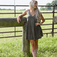 Brie Buckle Babydoll Dress