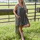 Brie Buckle Babydoll Dress