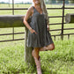Brie Buckle Babydoll Dress