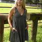 Brie Buckle Babydoll Dress