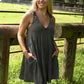 Brie Buckle Babydoll Dress