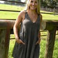 Brie Buckle Babydoll Dress