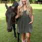 Brie Buckle Babydoll Dress