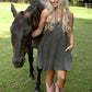 Brie Buckle Babydoll Dress