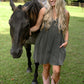 Brie Buckle Babydoll Dress