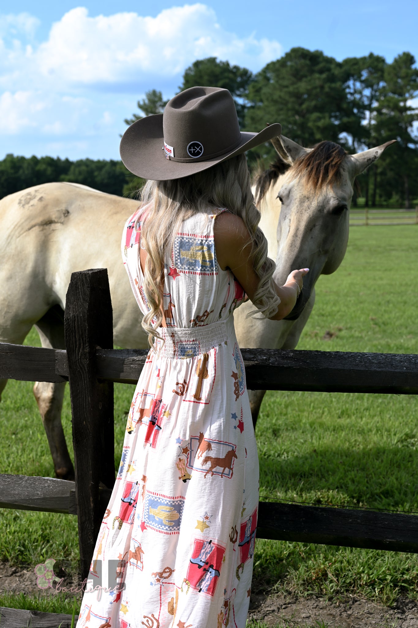 Ella Western Maxi Dress