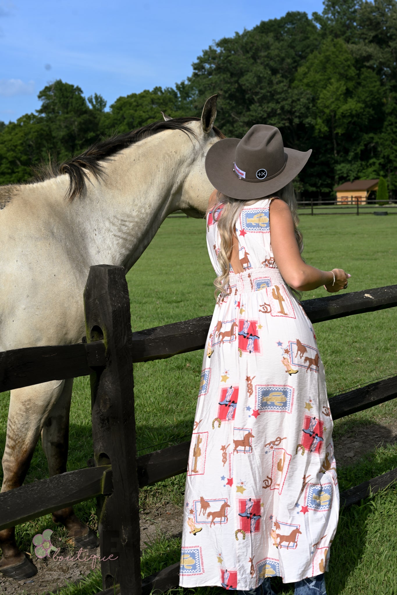 Ella Western Maxi Dress