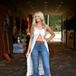 Langley Cream Maxi Top