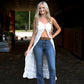 Langley Cream Maxi Top