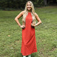 Studded Down Rust Maxi