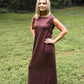 Wicked Brown Maxi Dress