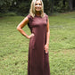 Wicked Brown Maxi Dress