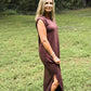 Wicked Brown Maxi Dress