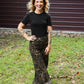 HW Retro Wide Leg Leopard Jeans 881022