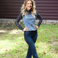 Western Buckle Strap Top