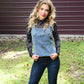 Western Buckle Strap Top