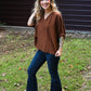 Cocoa Braided Top