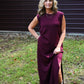Wicked Wine Maxi Dress