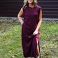 Wicked Wine Maxi Dress