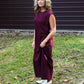 Wicked Wine Maxi Dress