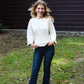 Taupe Lillies Top