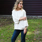 Taupe Lillies Top