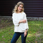 Taupe Lillies Top