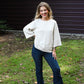 Taupe Lillies Top
