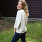 Taupe Lillies Top