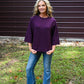 Plum Lillies Top