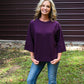 Plum Lillies Top