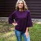 Plum Lillies Top