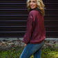 Work For It Merlot Top