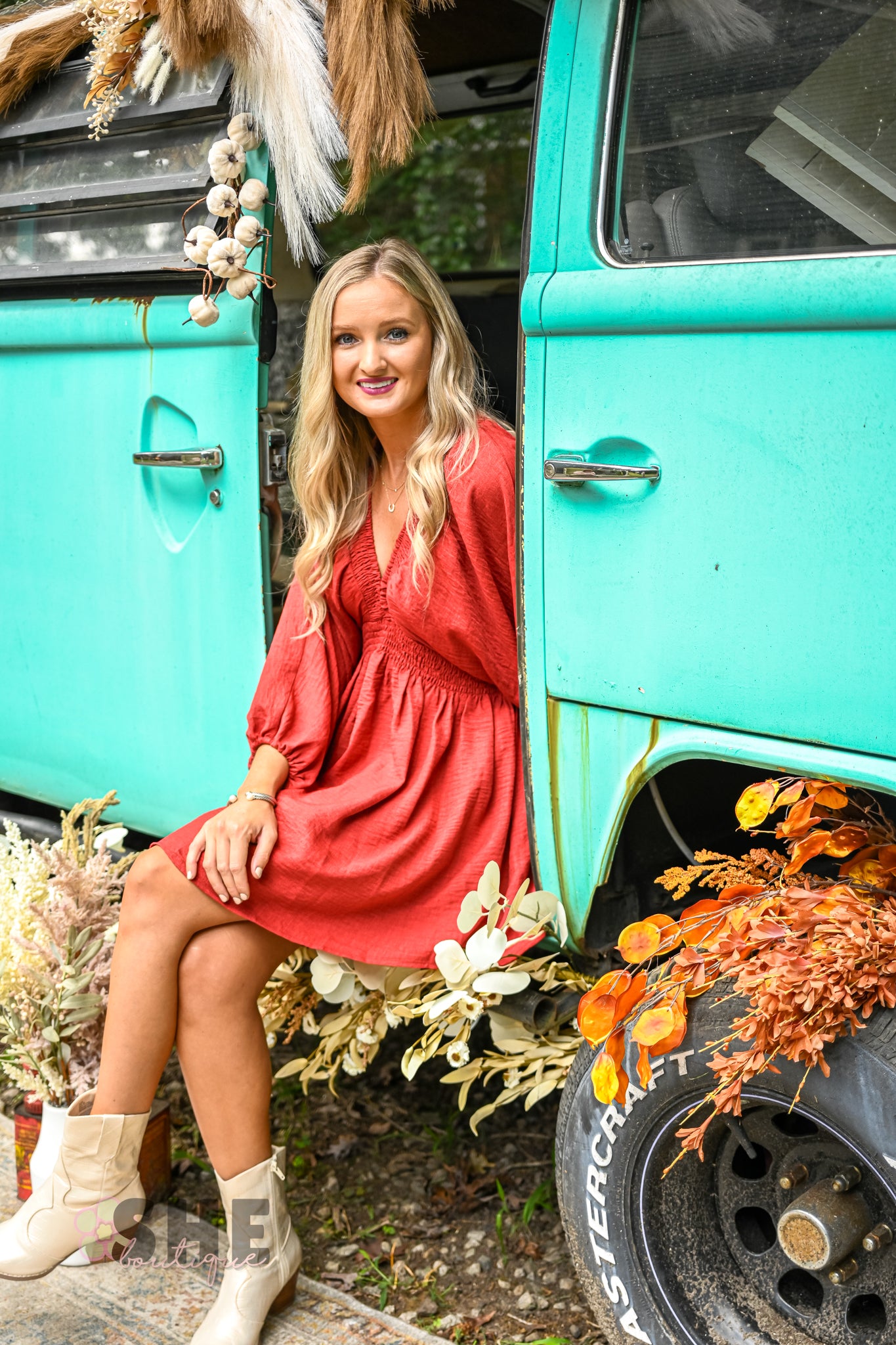 Red Take Over Dress -