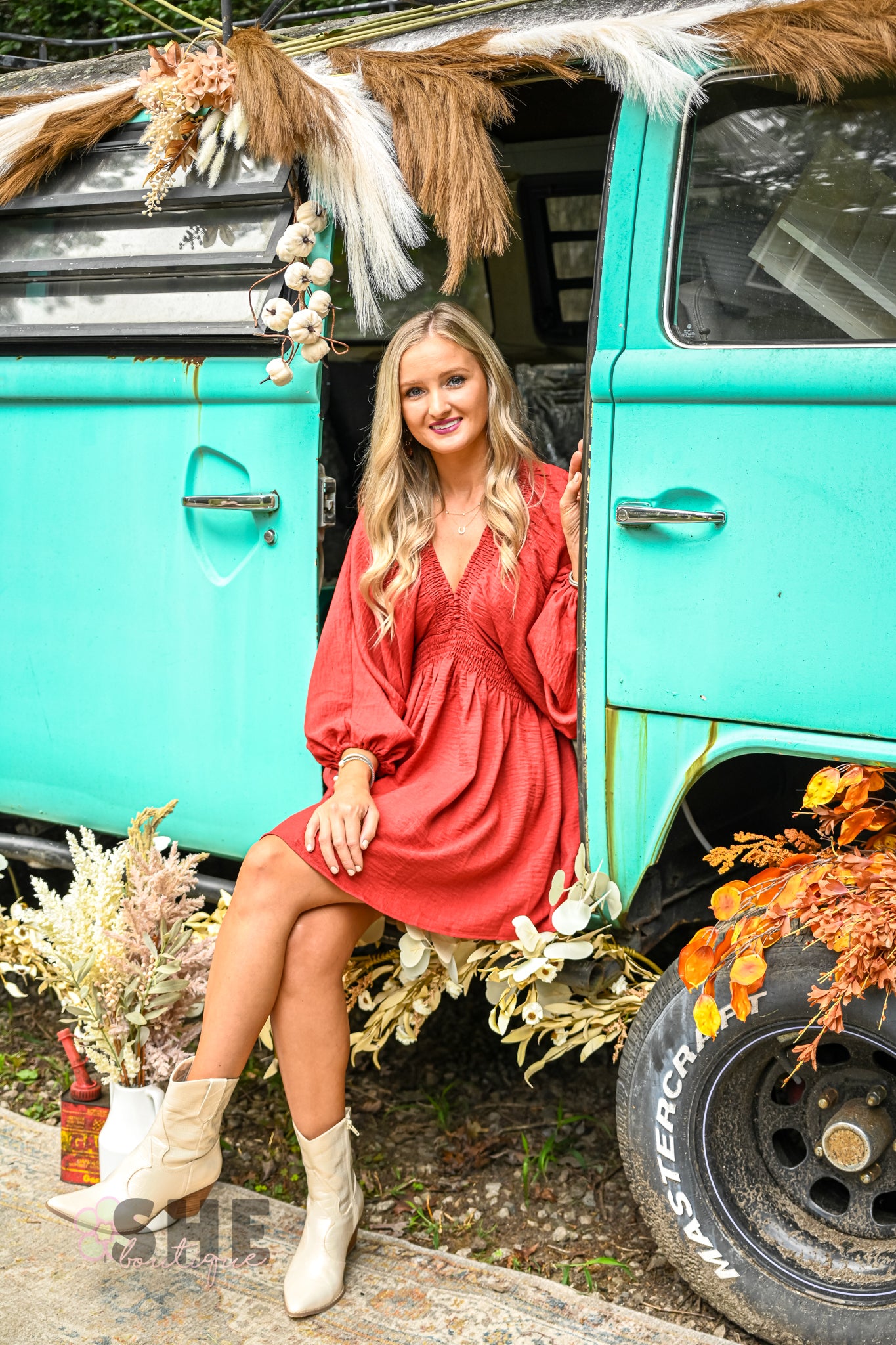 Red Take Over Dress -