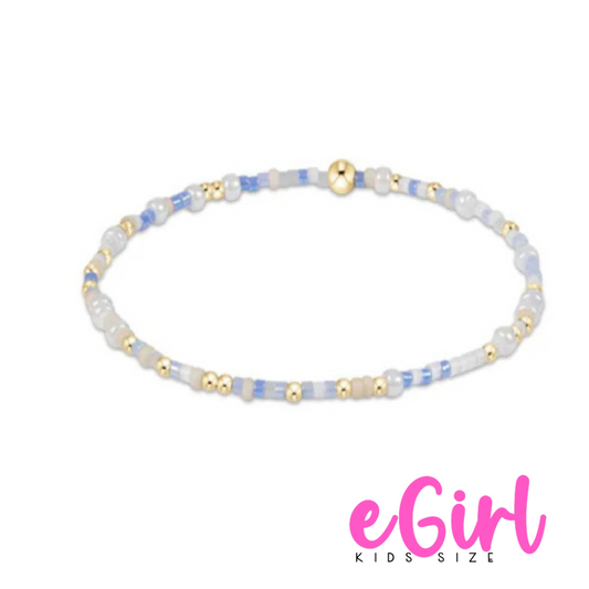 EGIRL HOPE UNWRITTEN BRACELET - SKINNY DIPPIN' - BE YOU. SMALL GOLD DISC