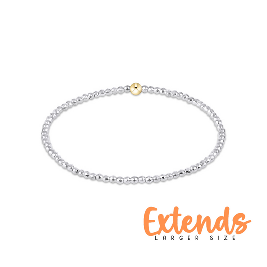 enewton Extends - Bright Silver Faceted Hematite 2mm