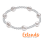 EXTENDS - Admire Sterling 3mm Bead Bracelet