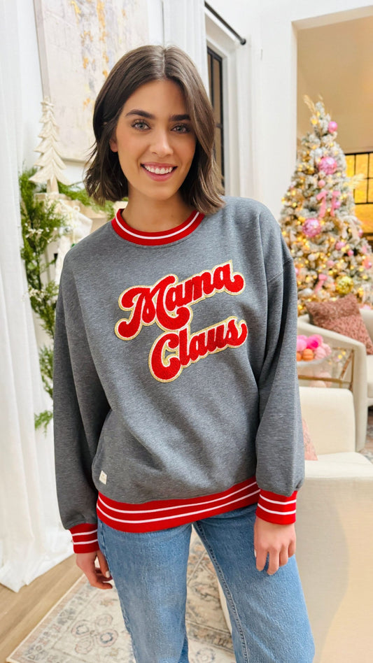 Mama Clause Varsity Crew