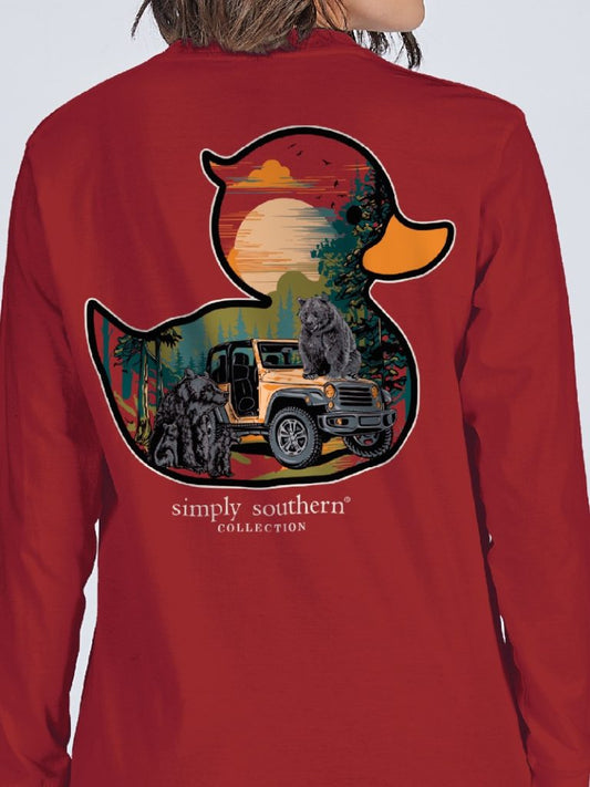 Duck Mountain Scene LS Tee