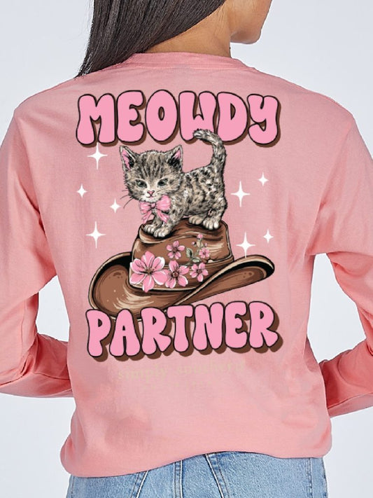 Meowdy Partner LS Tee