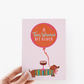 A Tini Weenie Bit Older Espresso Dog Birthday Greeting Card - She Chester