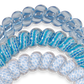 Spiral Hair Coils | Large | Summer Sky Hair Ties