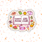 Summer Girl Book Club Vinyl Sticker – Summer Book Lover : 2.5"