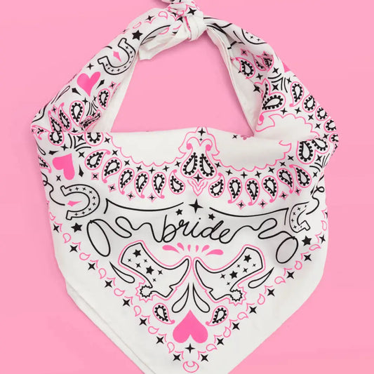 Bridal Rodeo Scarf - Pink
