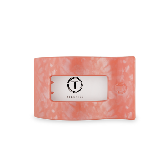 Flat Rectangle Hair Clip | Medium | Dreamsicle