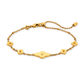 Abbie Delicate Chain Bracelet Vintage Gold - She Chester